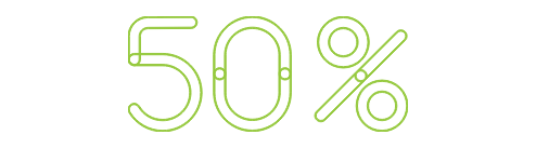 50% (1)